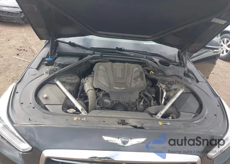 2017 Genesis G90 3.3T Premium z USA, uszkodzony, nr VIN KMHG34JA2HU033165